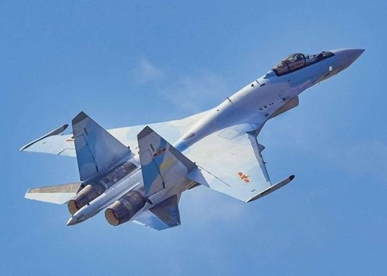 Một chiếc Su-35 của không quân PLA (Ảnh: Đông Phương).