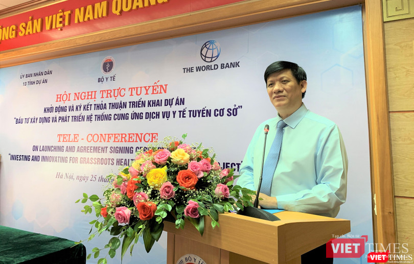Quyền Bộ trưởng Bộ Y tế Nguyễn Thanh Long: Dự án để người dân được hưởng thụ các dịch vụ y tế tốt nhất ngay tại cơ sở trong điều kiện có thể (ảnh: Thanh Hằng) Quyền Bộ trưởng Bộ Y tế Nguyễn Thanh Long: Dự án nhằm để người dân được hưởng thụ các dịch vụ y tế tốt nhất ngay tại cơ sở trong điều kiện có thể