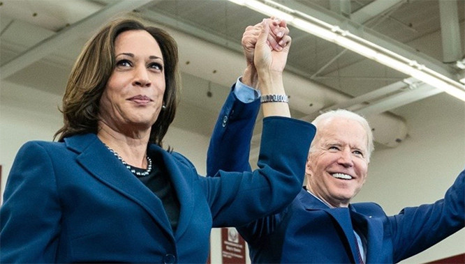 Bà Harris có thể là một "cái bẫy" ông Biden bày ra để "khích tướng" và khiến ông Trump phân tâm? (Ảnh: CNN)