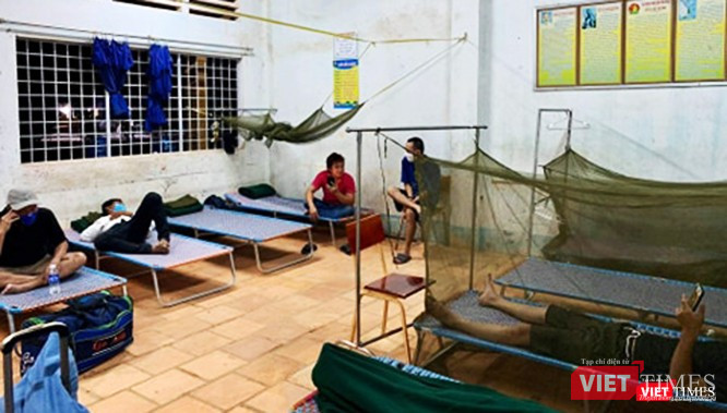 Tại khu vực cách ly. Ảnh nhân vật cung cấp.