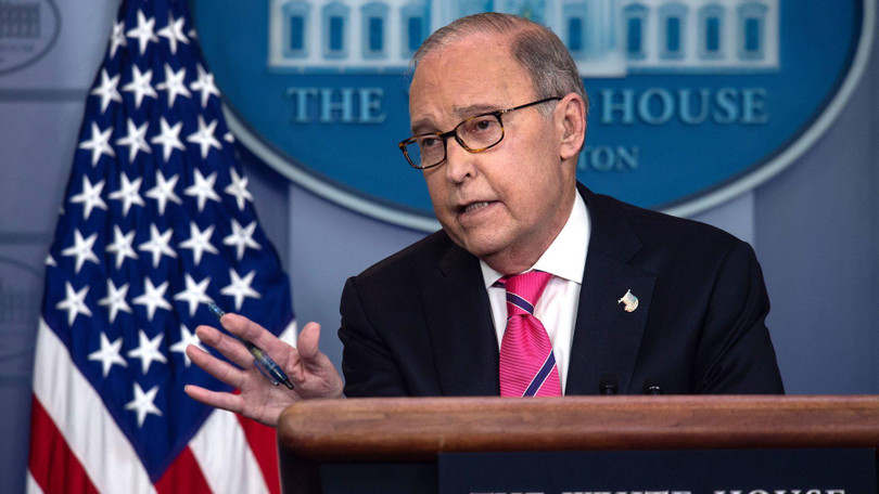 Ông Larry Kudlow: quyết định đánh thuế trở lại của ông Donald Trump là lời cảnh cáo đối với Trung Quốc.