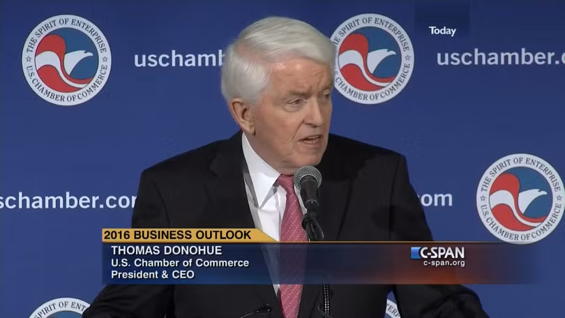 Ông Thomas Donohue cho rằng việc tăng thuế gây thiệt hại cho cả Mỹ lẫn Trung Quốc