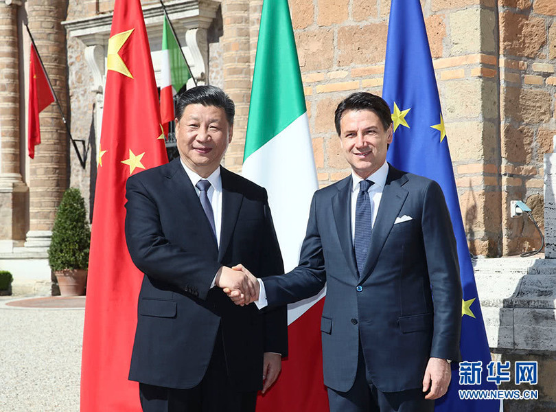 Ông Tập Cận Bình và Thủ tướng Italy Giuseppe Conte. Ông Tập Cận Bình và Thủ tướng Italy Giuseppe Conte.