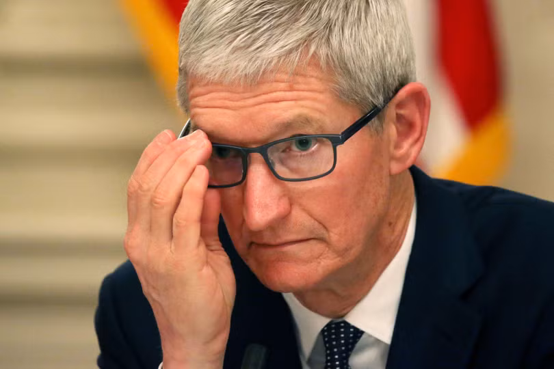 CEO Apple Tim Cook. Ảnh: CNBC
