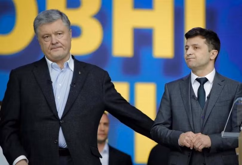 Ông Poroshenko nhận thất bại trước ông Zelenski trong cuộc bầu cử năm ngoái (Ảnh: EMPR). Ông Poroshenko nhận thất bại trước ông Zelenski trong cuộc bầu cử năm ngoái (Ảnh: EMPR).
