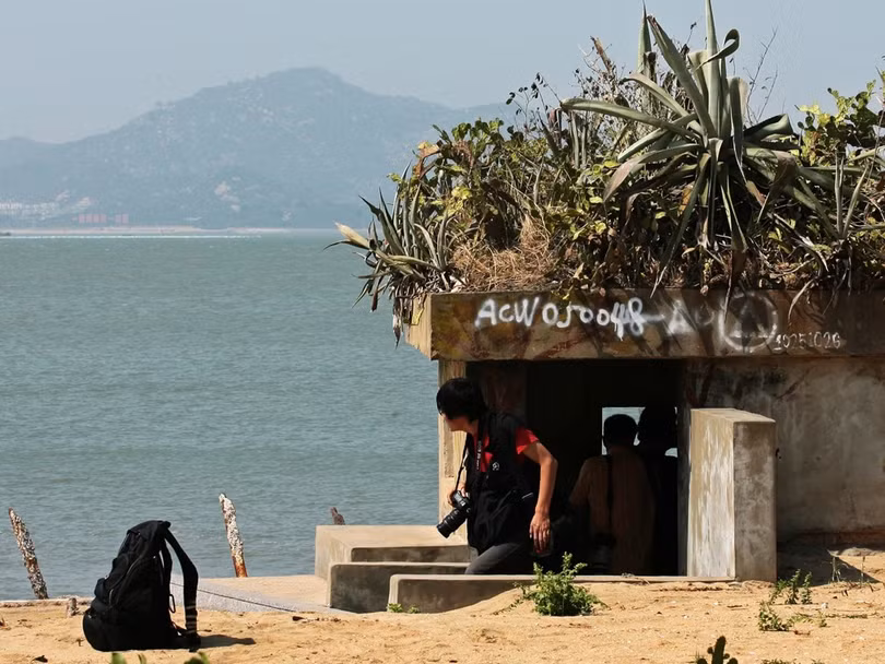 Từ đảo Kim Môn nhìn sang Hạ Môn rất gần (Ảnh: China Times).