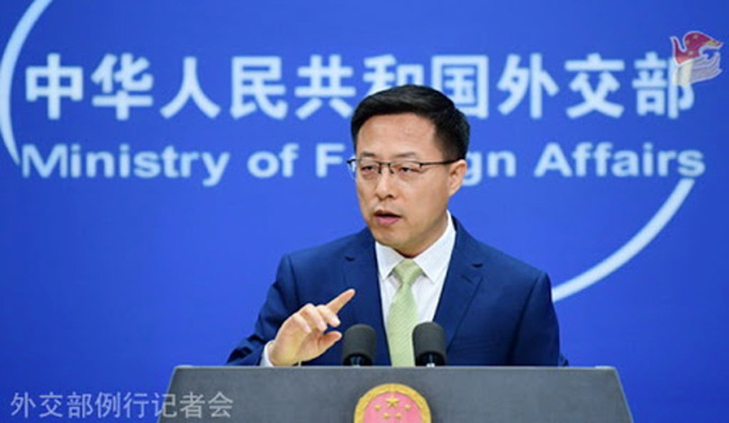 Người phát ngôn Bộ Ngoại giao Trung Quốc Triệu Lập Kiên: Trung Quốc kiên quyết phản đối việc chính trị hóa và kì thị nguồn virus... (Ảnh: Guancha) Người phát ngôn Bộ Ngoại giao Trung Quốc Triệu Lập Kiên: Trung Quốc kiên quyết phản đối việc chính trị hóa và kì thị nguồn virus... (Ảnh: Guancha)