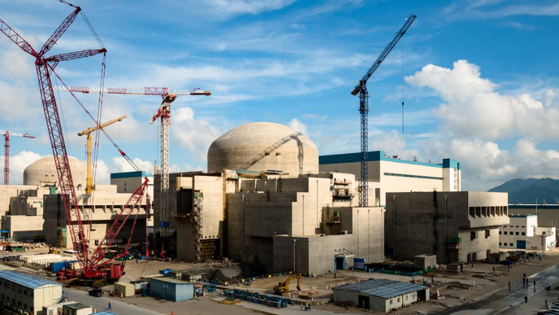 Nhà máy điện nguyên tử Đài Sơn do Pháp giúp Trung Quốc xây dựng ở tỉnh Quảng Đông từng gây tranh cãi (Ảnh: Sina)