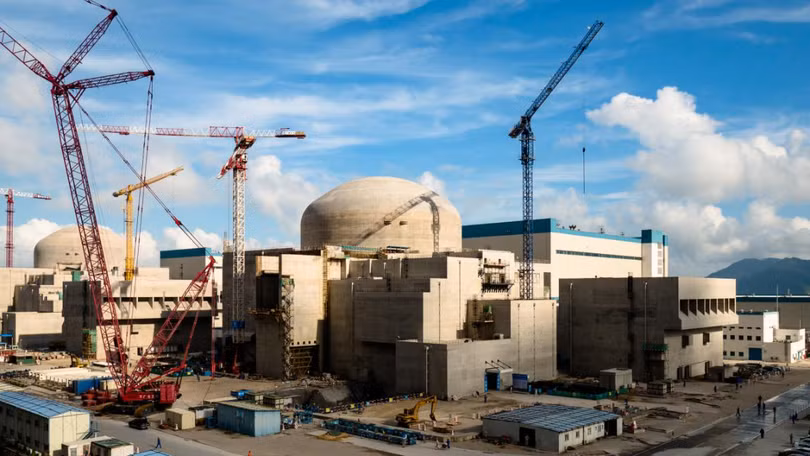 Nhà máy điện nguyên tử Đài Sơn do Pháp giúp Trung Quốc xây dựng ở tỉnh Quảng Đông từng gây tranh cãi (Ảnh: Sina)