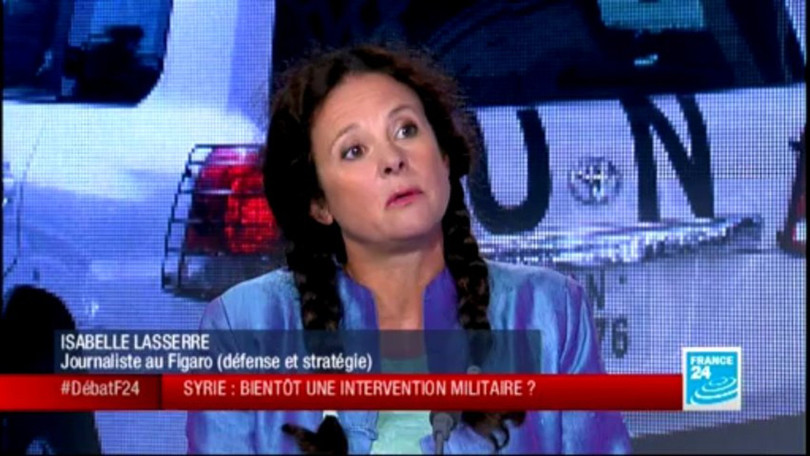 Chuyên gia chiến lược quốc phòng Isabelle Lasserre, tác giả bản báo cáo điều tra gây xôn xao trên Le Figaro (Ảnh: France24).
