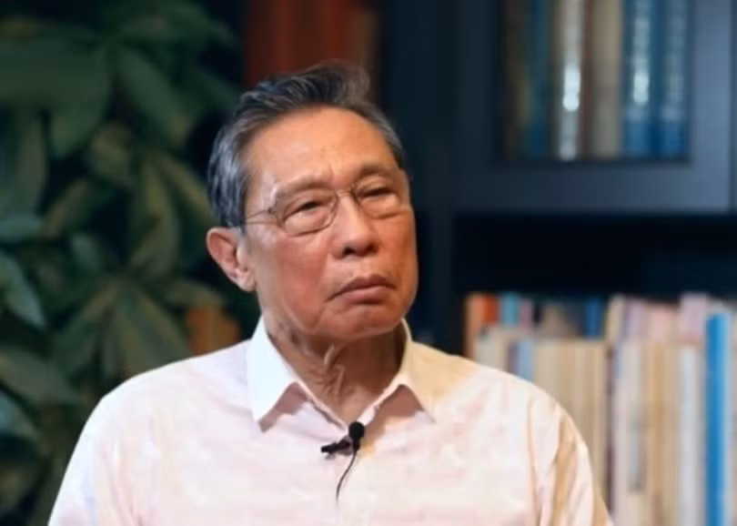 Viện sĩ Chung Nam Sơn: bây giờ chưa là lúc tháo bỏ khẩu trang (Ảnh: Dongfang).