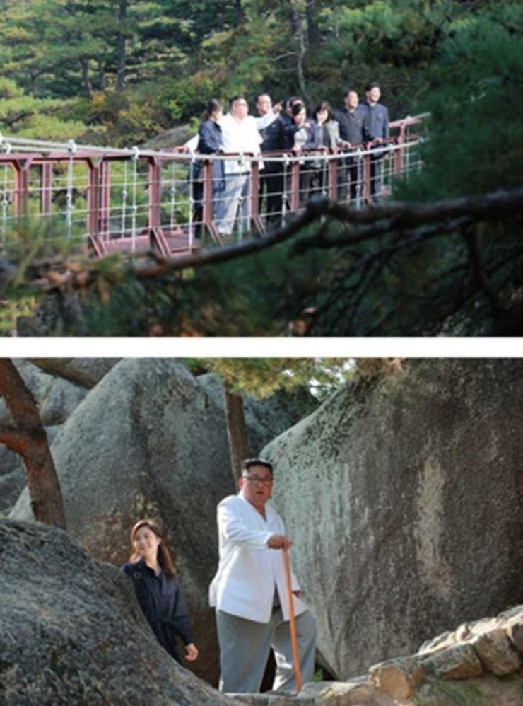 Bà Ri Sol-ju lần đầu xuất hiện cùng ông Kim Jong-un tại Khu du lịch núi Kumgang sau 4 tháng ẩn dật Bà Ri Sol-ju lần đầu xuất hiện cùng ông Kim Jong-un tại Khu du lịch núi Kumgang sau 4 tháng ẩn dật
