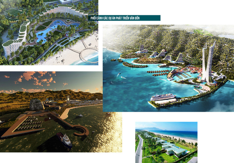 Phối cảnh các dự án phát triển Vân Đồn (Nguồn: quangninh.gov.vn)