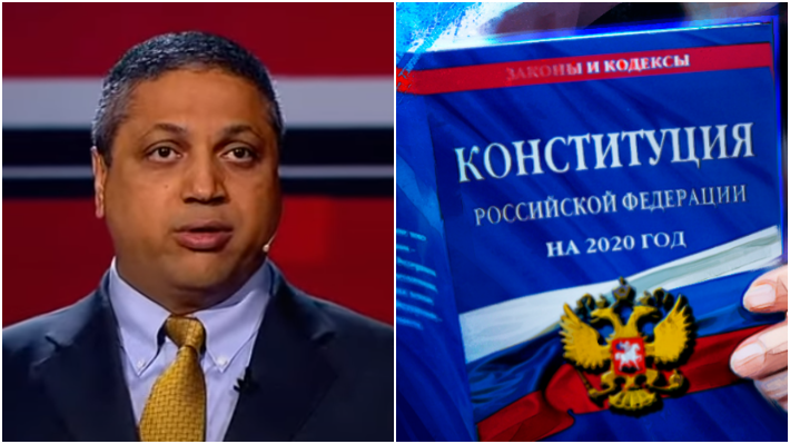 Luật sư Mỹ Grigori Krasovskij: “Bản Hiến pháp sửa đổi cho phép ông V.Putin được ra tranh cử vào năm 2024 là cú sốc đối với những thế lực đang theo đuổi mưu toan tiến hành “cuộc cải tổ 2.0” để nước Nga quay trở lại quỹ đạo của những năm 1990 (Ảnh: "Экономика сегодня"). Luật sư Mỹ Grigori Krasovskij: “Bản Hiến pháp sửa đổi cho phép ông V.Putin được ra tranh cử vào năm 2024 là cú sốc đối với những thế lực đang theo đuổi mưu toan tiến hành “cuộc cải tổ 2.0” để nước Nga quay trở lại quỹ đạo của những năm 1990 (Ảnh: "Экономика сегодня").