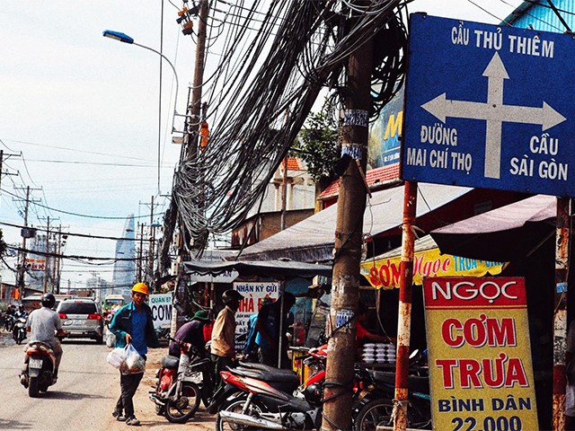 Những con đường hướng tới tương lai của Khu đô thị mới Thủ Thiêm. Ảnh: Mai Kỳ, chụp 2015.