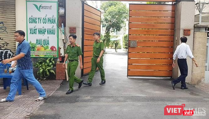 Cơ quan điều tra tiến hành khám xét trụ sở công ty SARGI.