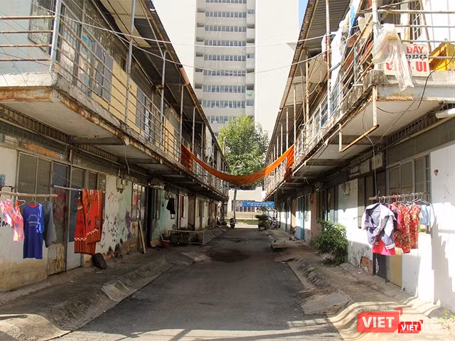 Một góc khu tạm cư của người dân khu đô thị mới Thủ Thiêm thuộc phường An Phú, Q.2, TP.HCM cuối tháng 12/2018. Ảnh: GVT. Một góc khu tạm cư của người dân khu đô thị mới Thủ Thiêm thuộc phường An Phú, Q.2, TP.HCM cuối tháng 12/2018. Ảnh: GVT.