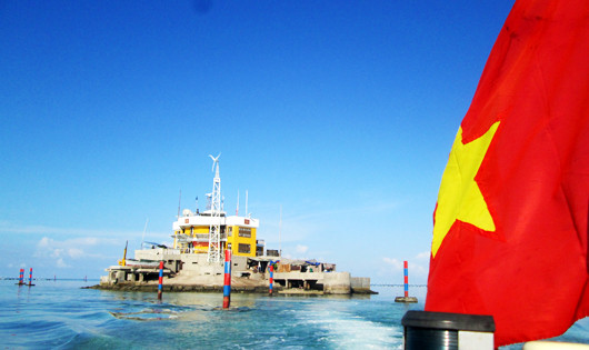 Đảo Cô Lin của Việt Nam hiện nay, đối diện đảo Gạc Ma. Ảnh: GVT. Đảo Cô Lin của Việt Nam hiện nay, đối diện đảo Gạc Ma. Ảnh: GVT.