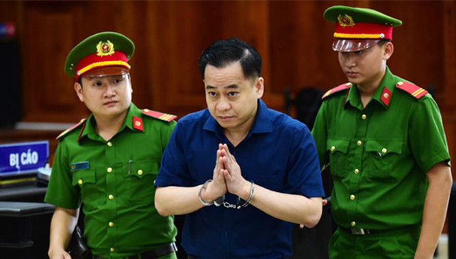 Bị cáo Phan Văn Anh Vũ (Vũ 'nhôm") tại phiên phúc thẩm vừa diễn ra tại TP.HCM ngày 7/6/2019.