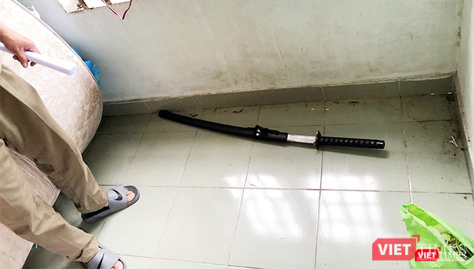 Hung khí bị cơ quan công an thu giữ. Hung khí bị cơ quan công an thu giữ.