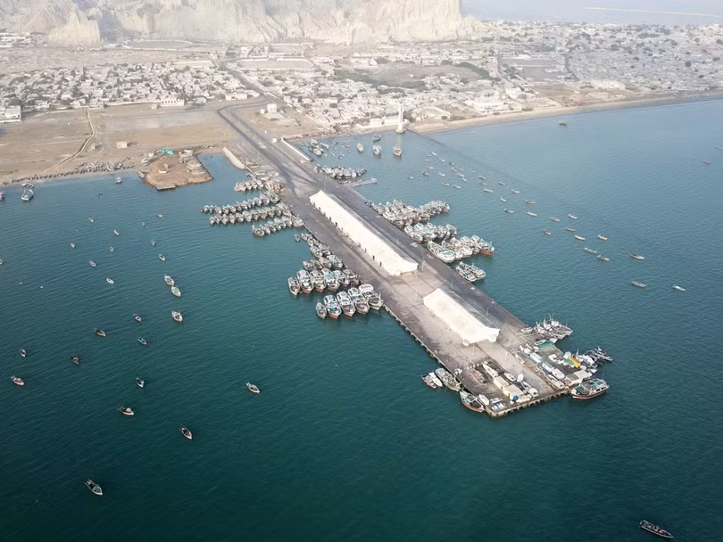 Cảng biển Gwadar ở Nam Pakistan một công trình trọng điểm trong chiến lược “Vành đai, con đường” được Trung Quốc đầu tư xây dựng.