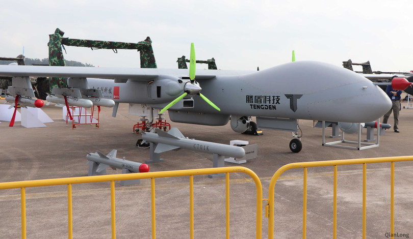 Một chiếc TB001 được trưng bày tại Triển lãm hàng không quốc tế Chu Hải.