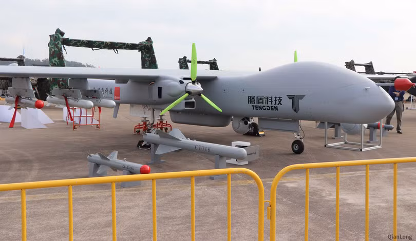 Một chiếc TB001 được trưng bày tại Triển lãm hàng không quốc tế Chu Hải.