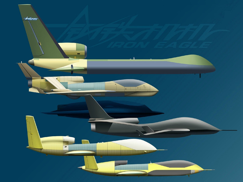 Một số loại máy bay không người lái của Trung Quốc.