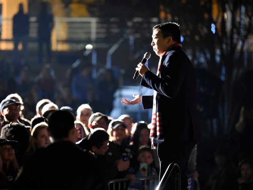 Andrew Yang thu hút được lượng người ủng hộ rất đông,nhất là những người trẻ tuổi