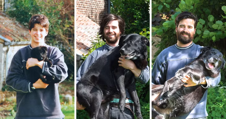 15 bức ảnh cảm động về quá trình trưởng thành của cún con ảnh 1