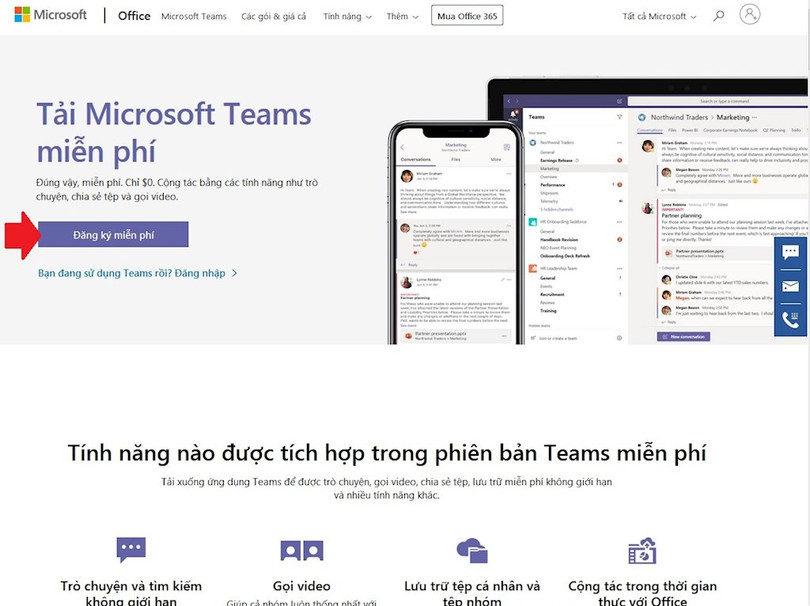 Đăng ký tài khoản Microsoft Teams miễn phí. Đăng ký tài khoản Microsoft Teams miễn phí.