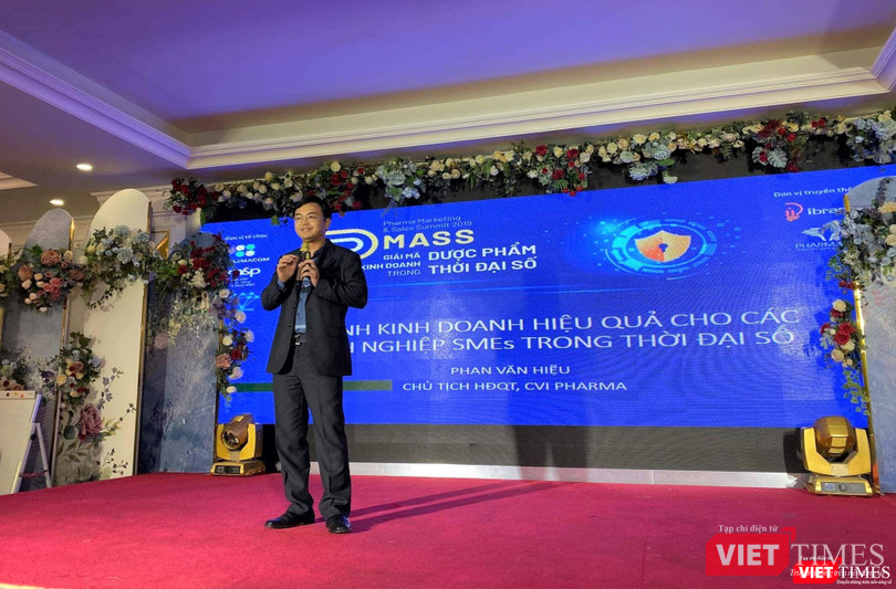 Ông Phan Văn Hiệu – Chủ tịch CVI Pharma trao đổi về "Mô hình kinh doanh hiệu quả cho các doanh nghiệp dược trong giai đoạn chuyển đổi số" Ông Phan Văn Hiệu – Chủ tịch CVI Pharma trao đổi về