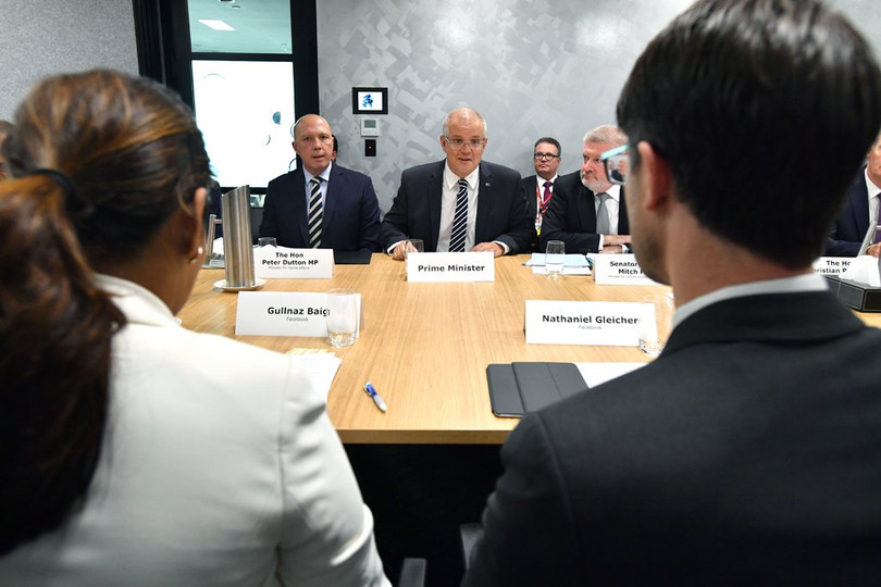 Thủ tướng Úc nhấn mạnh các công ty truyền thông phải có trách nhiệm đảm bảo các sản phẩm công nghệ của họ không bị kẻ xấu lợi dụng. Ảnh: Nytimes Thủ tướng Úc nhấn mạnh các công ty truyền thông phải có trách nhiệm đảm bảo các sản phẩm công nghệ của họ không bị kẻ xấu lợi dụng. Ảnh: Nytimes