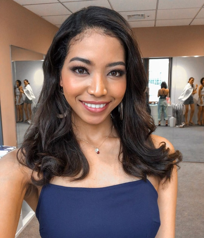 Aisha Harumi Tochigi, cô gái mang 2 dòng máu Á - Phi Nhật bản và Suriname. Ảnh: MUJ