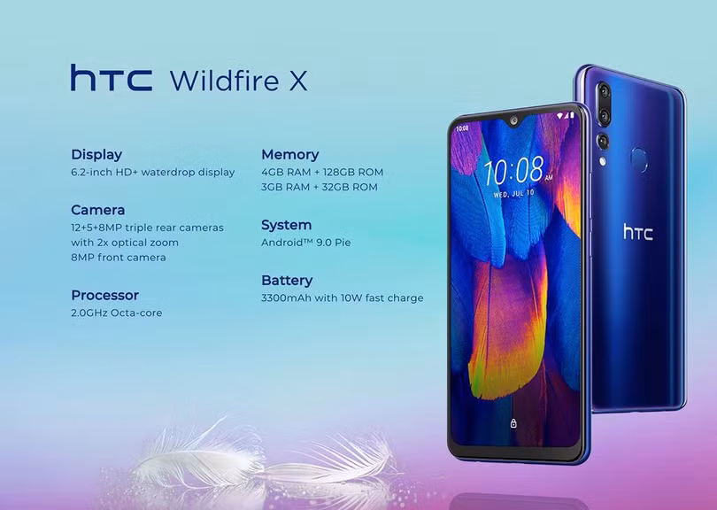 HTC Wildfire X ra mắt: 3 camera sau, RAM 3GB, pin 3.300mAh, giá 155 USD ảnh 4