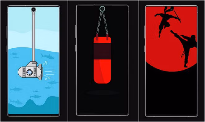 Loạt hình nền mà bất kỳ ai vừa mua Galaxy Note 10 cũng muốn cài ngay để tận dụng nốt ruồi duyên - Ảnh 1.