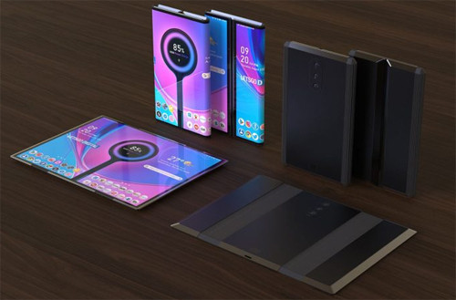 Hình dung về smartphone gập ba của Xiaomi - 1