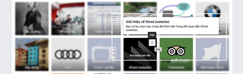 chặn quảng cáo facebook