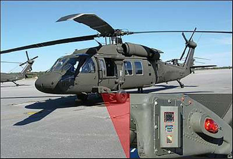 Hệ thống phát hiện, cảnh báo tia laser của Mỹ được lắp trên máy bay lên thẳng AH-64