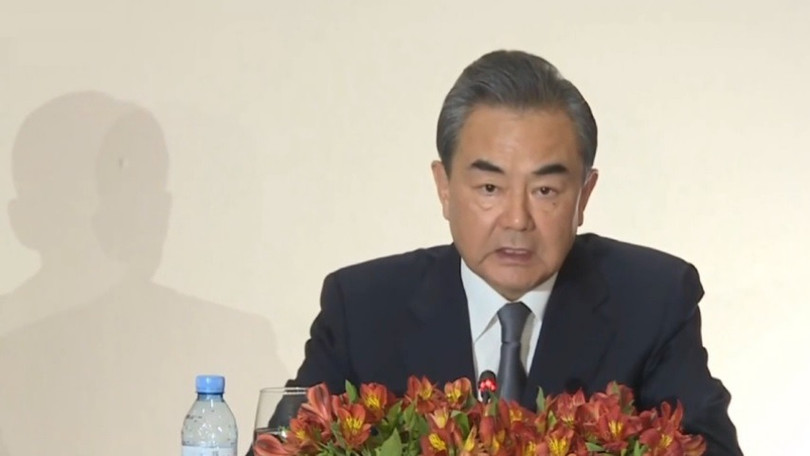 Ông Vương Nghị họp báo tuyên bố đầy lạc quan về kết quả hội đàm.