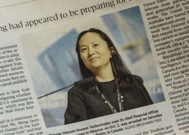 Vụ bà Mạnh Vãn Chu bị Canada bắt giữ trở thành điểm nóng trên báo chí các nước. Vụ bà Mạnh Vãn Chu bị Canada bắt giữ trở thành điểm nóng trên báo chí các nước.
