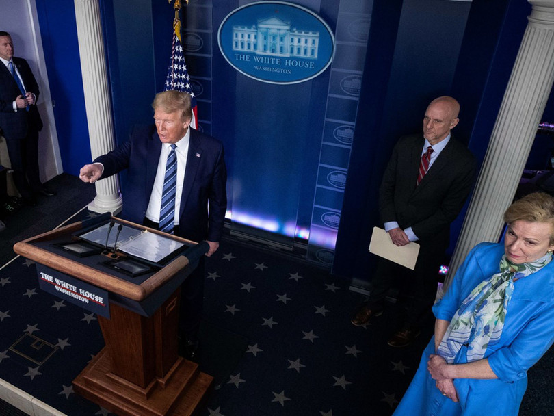 Tổng thống Donald Trump nhiều lần cáo buộc Trung Quốc che giấu dịch bệnh và phải chịu trách nhiệm về sự lây lan của dịch bệnh (Ảnh: AP). Tổng thống Donald Trump nhiều lần cáo buộc Trung Quốc che giấu dịch bệnh và phải chịu trách nhiệm về sự lây lan của dịch bệnh (Ảnh: AP).