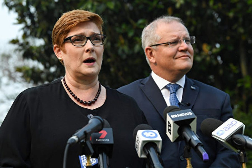 Cả Bộ trưởng Ngoại giao Marise Payne và Thủ tướng Australia Scott Morrison đều mạnh mẽ yêu cầu điều tra Trung Quốc về nguồn gốc dịch bệnh COVID-19 (Ảnh: Getty). Cả Bộ trưởng Ngoại giao Marise Payne và Thủ tướng Australia Scott Morrison đều mạnh mẽ yêu cầu điều tra Trung Quốc về nguồn gốc dịch bệnh COVID-19 (Ảnh: Getty).
