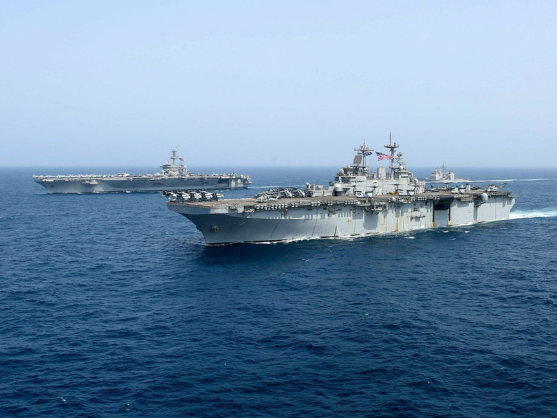 Hiện nay cả 4 tàu sân bay của Hạm đội Thái Bình Dương Mỹ đều đã bị dịch bệnh COVID-19 tấn công (Ảnh: AP). Hiện nay cả 4 tàu sân bay của Hạm đội Thái Bình Dương Mỹ đều đã bị dịch bệnh COVID-19 tấn công (Ảnh: AP).