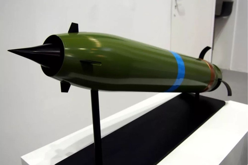 Mẫu đạn phản lực thiết kế cho loại pháo chiến lược tầm xa (Ảnh: new.qq.com).