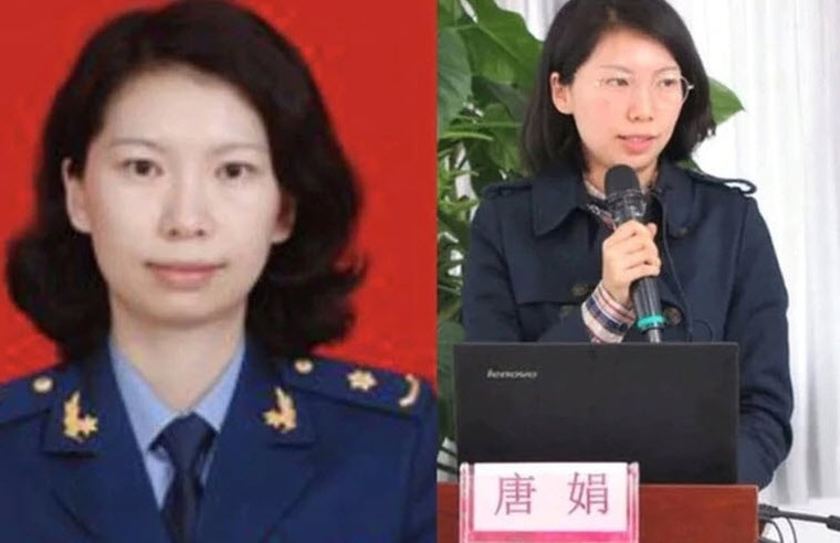 Đường Quyên, sĩ quan PLA khai man lý lịch để nhập cảnh Mỹ, sau trốn vào Lãnh sự quán ở San Francisco sau đó tự nguyện ra để chịu bị bắt (Ảnh: Baidu). Đường Quyên, sĩ quan PLA khai man lý lịch để nhập cảnh Mỹ, sau trốn vào Lãnh sự quán ở San Francisco sau đó tự nguyện ra để chịu bị bắt (Ảnh: Baidu).