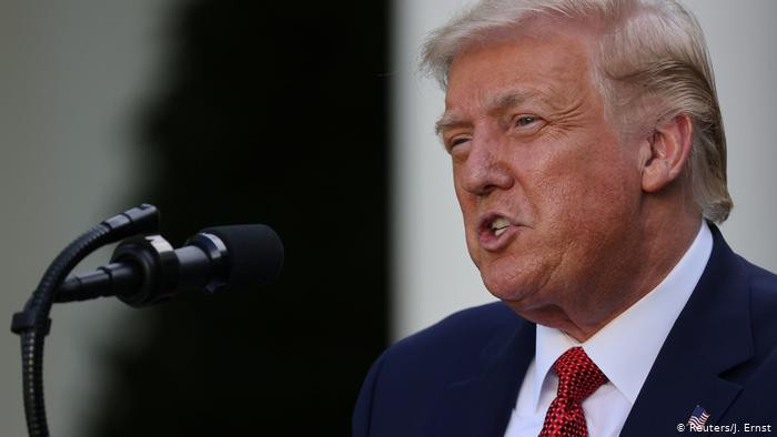 Ngày 19/8, Tổng thống Donald Trump tuyên bố, hiện tại ông không muốn đối thoại với người Trung Quốc (Ảnh: Deutsche Welle).