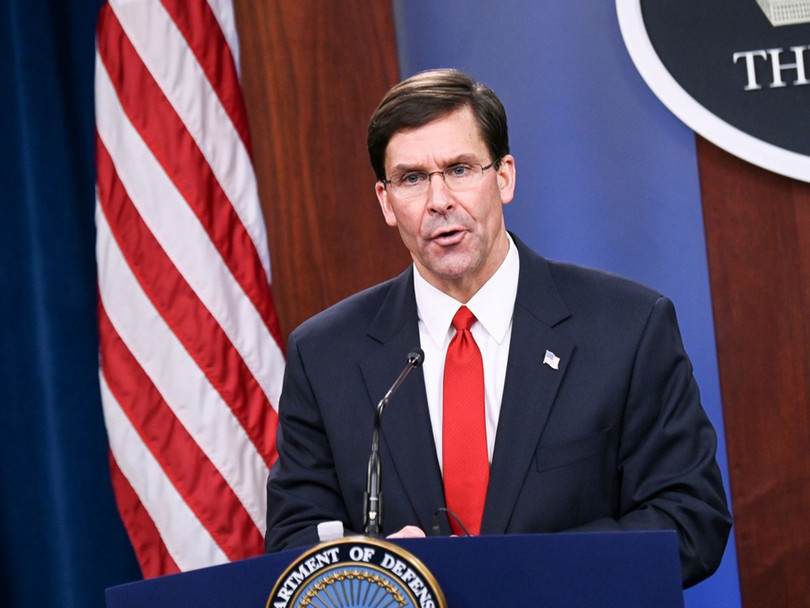 Ông Mark Esper: Lầu Năm Góc đã chuẩn bị sẵn sàng để đối phó PLA (Ảnh: Getty).