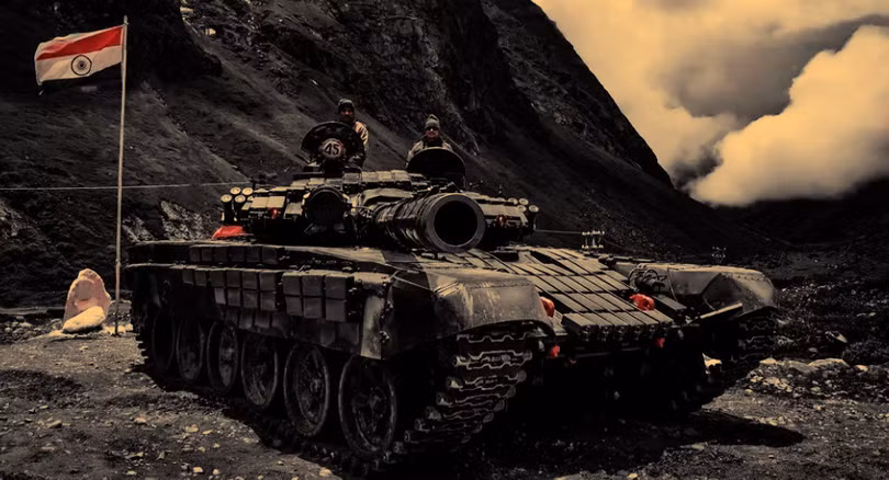 Xe tăng Ấn Độ được triển khai ở khu vực biên giới gần nơi xảy ra tranh chấp ở Đông Ladakh (Ảnh: Sohu). Xe tăng Ấn Độ được triển khai ở khu vực biên giới gần nơi xảy ra tranh chấp ở Đông Ladakh (Ảnh: Sohu).