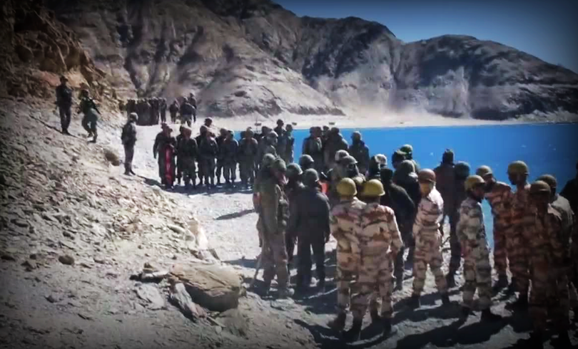 Nhiều cuộc xung đột giữa lính hai bên đã xảy ra ở ven Hộ Pangong trong tháng 5 và 6/2020 (Ảnh: Đa Chiều). Nhiều cuộc xung đột giữa lính hai bên đã xảy ra ở ven Hộ Pangong trong tháng 5 và 6/2020 (Ảnh: Đa Chiều).